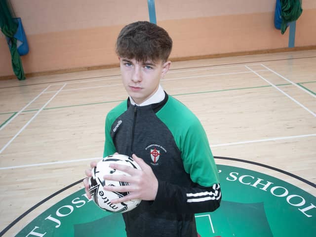 Odhran Patton (Goalkeeper) Excellent distribution and footwork in goals. Carries a threat to start attacks as well as providing excellent reactions and shot stopping.