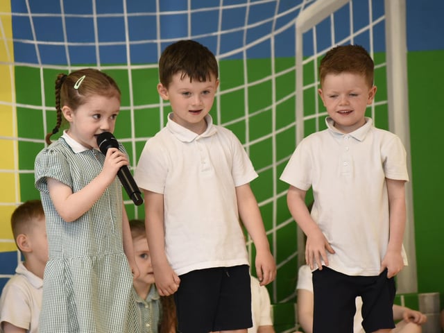 Autumn, JP and Evan : Glendermott Graduation Day.