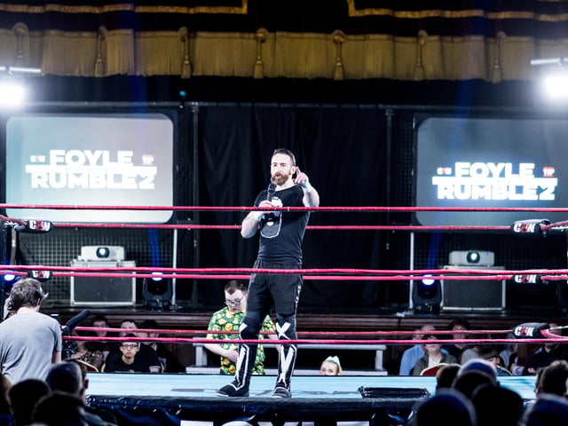 The action gets underway at the Brawl in the Hall.