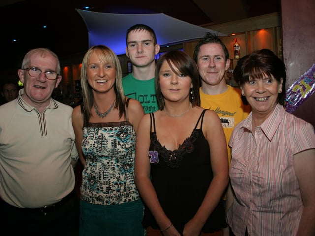 Aisling and Deidre out celebrating their 21st birthday together.