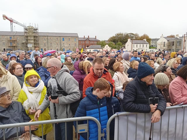 Crowds at the event
