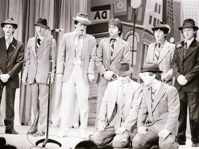 St Columb's College Musical Guys Dolls, from 1984.