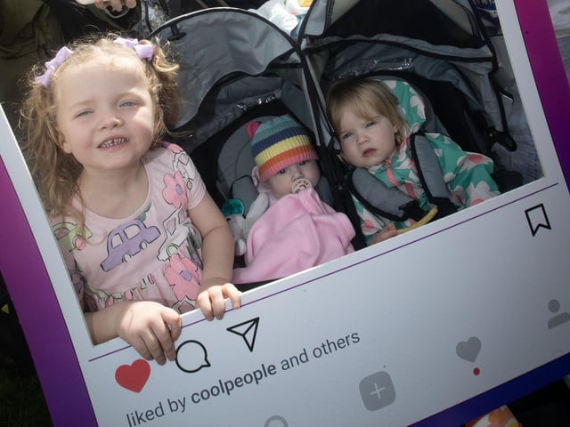 Time for a selfie from this group at Saturday's Waterside Together Festival.