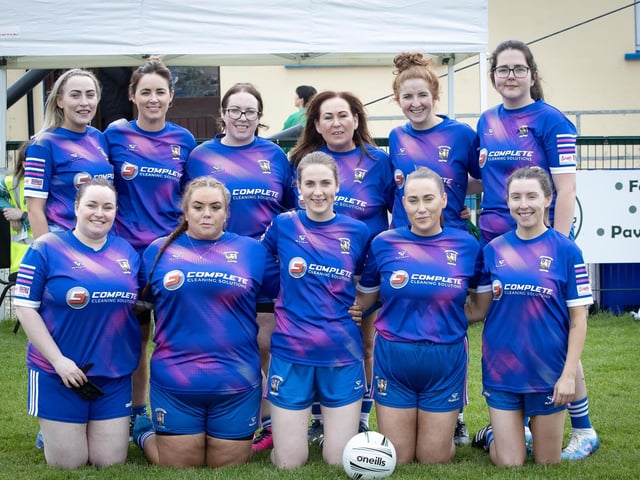 The St. Michael's (Armagh) Ladies pictured on Saturday at Beart GAC