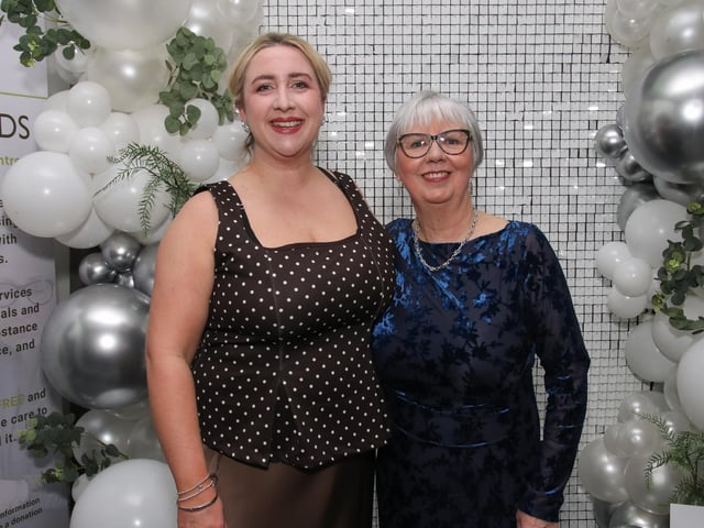 Tina McPhillips with her daughter, Ruth pictured at Northland’s 50th Anniversary Gala Dinner held in The Everglades Hotel. (Photo - Deirdre Heaney, nwpresspics)