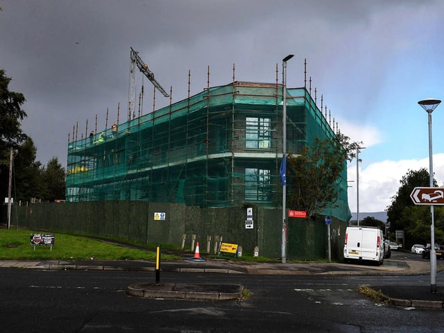 New housing development on the Branch Road. Photo: George Sweeney