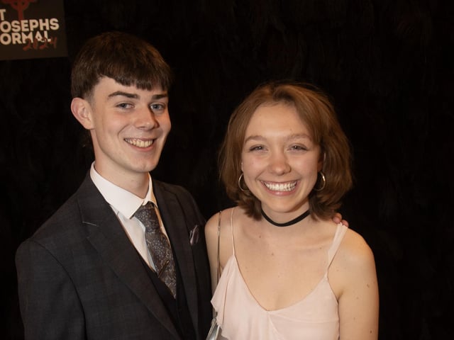 Dylan McLaughlin and Bridie Williams pictured at the St. Joseph's Annual School Formal at the City Hotel on Friday night.