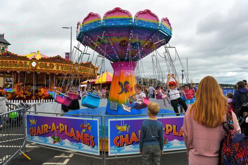 There is lots of entertainment for children at the Foyle Maritime Festival. Photo: George Sweeney. DER2229GS – 058