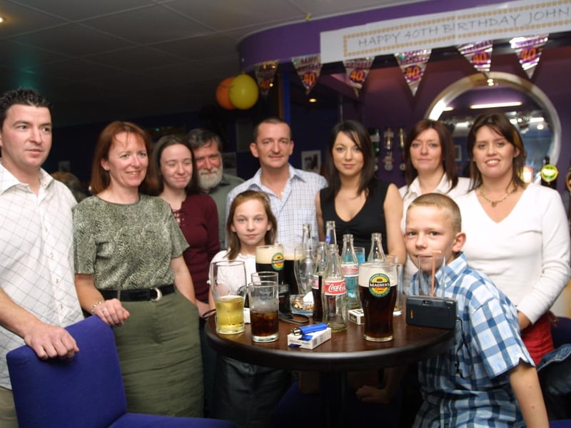 Pictures of birthdays, fundraisers and pub outings in July 2003