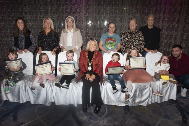 Some of our 4-7 year-old group enjoying the FDST Celebration of Acheivement Event in the Everglades Hotel with the Mayor, Sandra Duffy and parents.