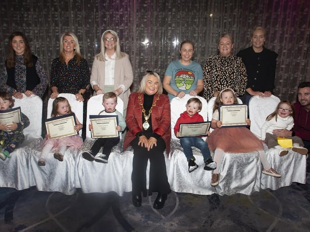 Some of our 4-7 year-old group enjoying the FDST Celebration of Acheivement Event in the Everglades Hotel with the Mayor, Sandra Duffy and parents.
