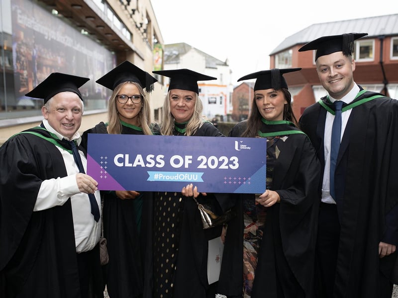 Winter graduations in Derry.