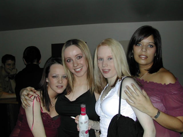Counting down from 10 at a New Year's Eve party in Sugar nightclub, back in 2001.