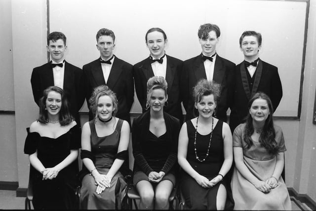 A group pictured at the St. Columb's College Formal.