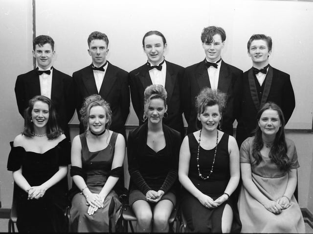 A group pictured at the St. Columb's College Formal.