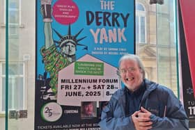 Eamonn Lynch says he’s ‘excited and scared in equal measure’ ahead of his popular play ‘The Derry Yank’ taking to the acclaimed Millennium Forum stage.