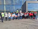 Health and Social Care Workers held another demonstration outside Altnagelvin Hospital this week.