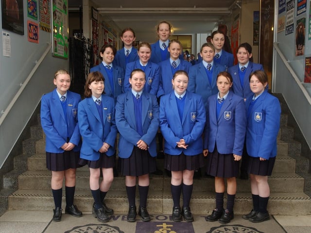 Derry and Donegal secondary school pupils in October 2003