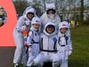 DER- GUINNESS WORLD RECORD ASTRONAUTS
Families arrived at Bay Road Park to take part in a successful world record attempt for the most people dressed as astronauts in one place. Photo: George Sweeney. DER2216GS – 191