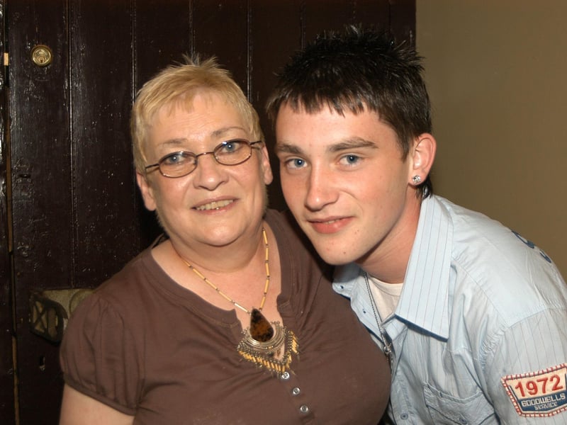 Gavin pictured with Granny Angela enjoying the party in the Dungloe. 0120/dd                                                       : .