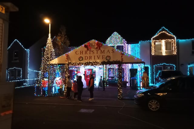 The Christmas Drive installations.