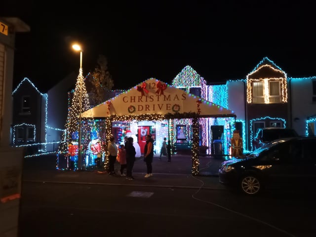 The Christmas Drive installations.