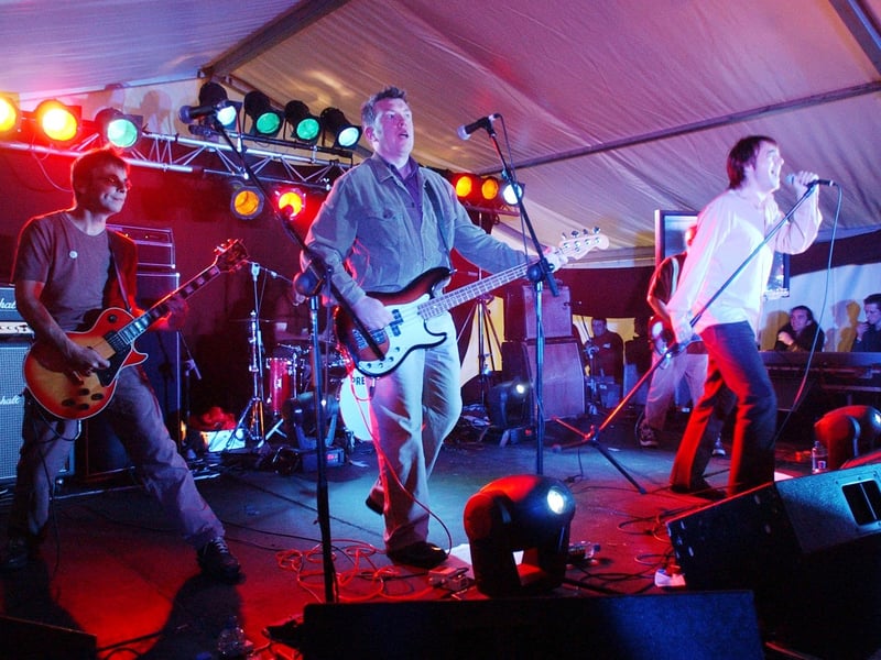 The Undertones playing at the Glasgowbury Festival. (0209C64)