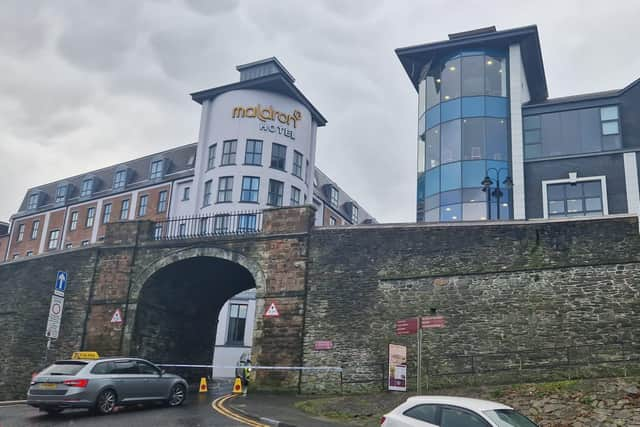 A number of streets have been closed off in Derry city centre. Photo: Kevin Mullan.