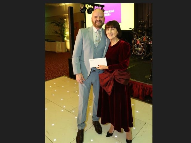 Best Dressed Man Greg Hughes who received a €150 voucher kindly sponsored by Tríona Design with Peggy Stringer