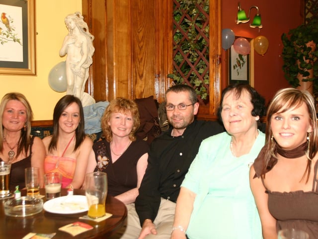 Derry parties in October 2004. Earnshaw