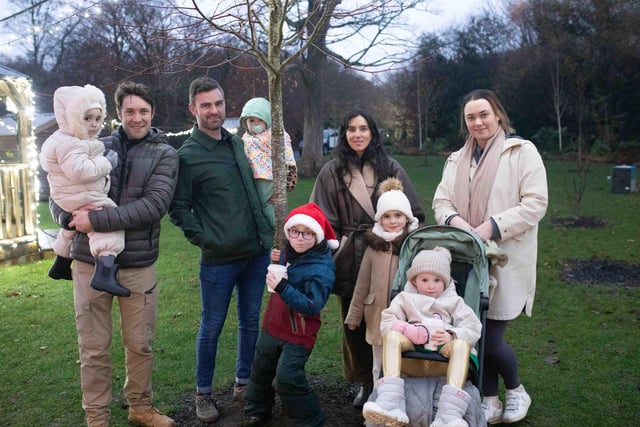A family day out at Buncrana Christmas Market in Swan Park.