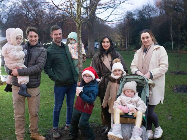 A family day out at Buncrana Christmas Market in Swan Park.