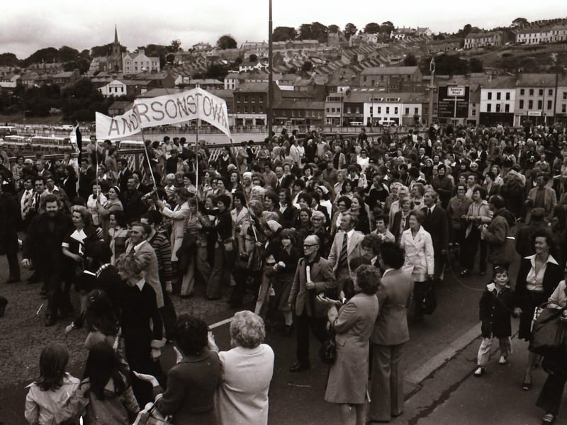Peace Rally on Craigavon Bridge.