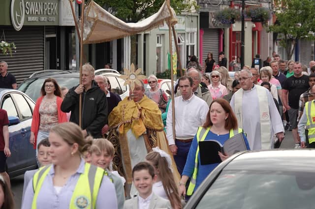 The Corpus Christi procession.