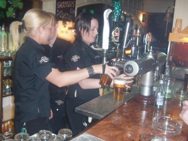 OLYMPUS DIGITAL CAMERA : Pictured are people enjoying the St Patrick's Day celebrations in Derry 20 years ago on March 17, 2005.