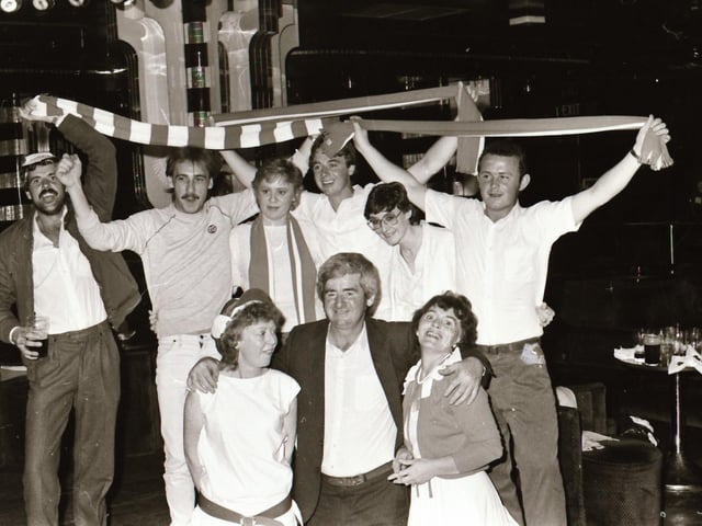 Derry City F.C. fans at one the first fixtures in the League of Ireland.