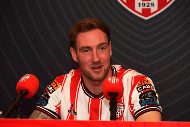 Derry City's Kevin Holt says the team must show a ruthlessness in both boxes against Sligo Rovers.  Photograph: George Sweeney