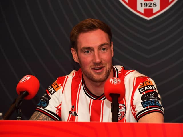 Derry City's Kevin Holt says the team must show a ruthlessness in both boxes against Sligo Rovers.  Photograph: George Sweeney
