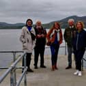 The participating artists at a recent meeting in Fort Dunree, where they shared their past work, exchanged ideas, and laid the foundation for collaborative efforts in the future (from left to right Cliodhna Timoney, Tim Stampton, Andrea Spencer, Cathal McGinley and Bernie McGill - missing from image is Nicola Nemec).