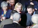 Colum Eastwood shakes hands with Volodymyr Zelensky
