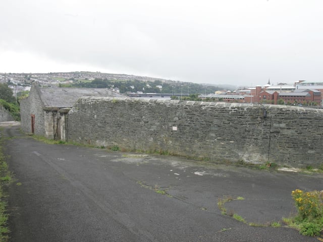 The former British Army military barracks at Ebrington in September 2005 shortly after it was transferred to the Executive.