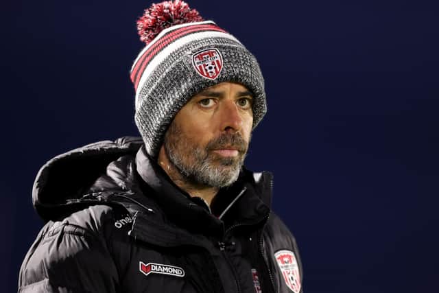 Derry City manager Tiernan Lynch is loving the challenge of bringing success to the Brandywell club despite recent difficulties. Photo by Michael P Ryan/Sportsfile