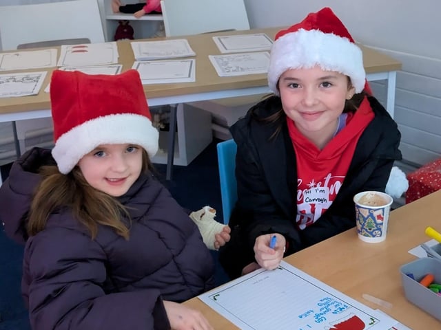 Visitors from the Western Trust's Children’s Disability Service enjoying an amazing Santa experience evening at Destined.