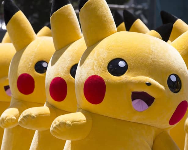 Pokemon characters, like those pictured, are among toy deals at Aldi (Photo by Tomohiro Ohsumi/Getty Images)