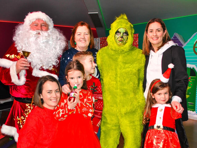 'Twas the week before Christmas' in Studio 2 in Derry with the Grinch, Santa, Mrs Claus, Cindy Lou Who, the elves and a Christmas Fairy.
