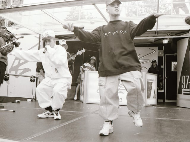 East 17 performing in Derry