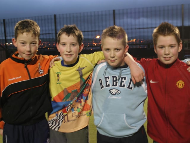 Out for a game of football in 2005 for Jarlath Canning's birthday.