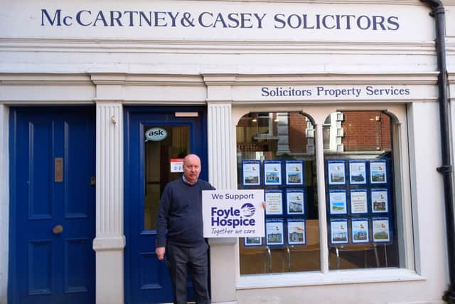 This year, Foyle Hospice is partnering up with more firms than ever with participating solicitors from Derry and surrounding areas including McCartney and Casey Solicitors. Image: Contributed.