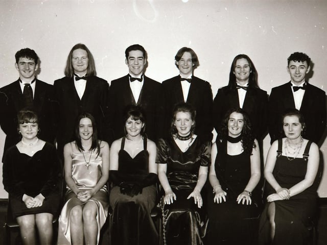 30 years ago: St Columb's College formal back in January 1994.:St Columb's College formal 1994