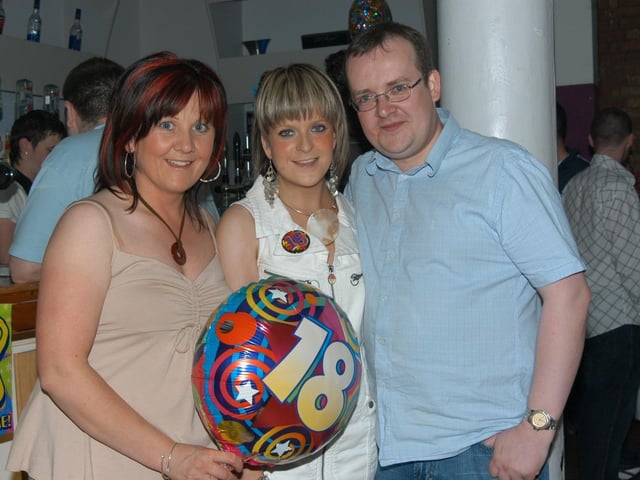 Orla Forbe's 18th birthday back in 2005.